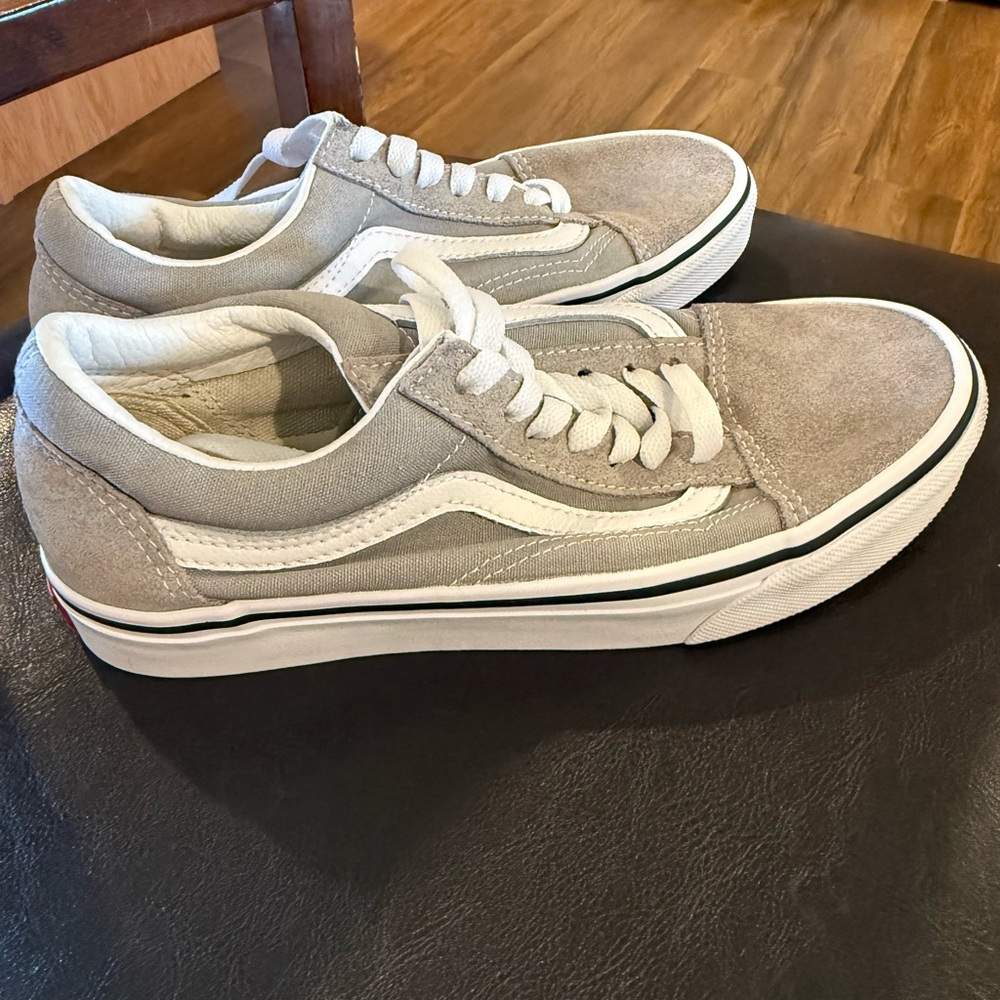 Vans Women's Beige Suede Sneakers